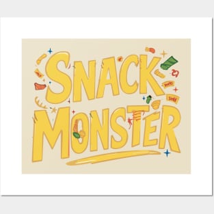 SNACK MONSTER Posters and Art